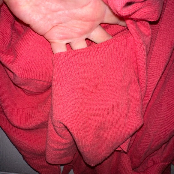 Croft & Barrow Long Cardigan – 3X, Coral Peach - Picture 4 of 6